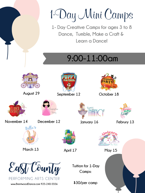 1-Day Mini Camps 20.21